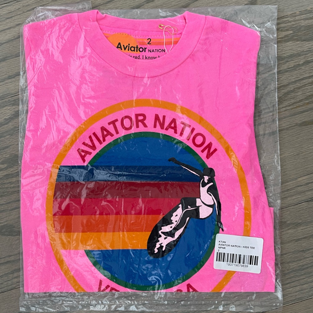 Aviator Nation - toddler size 2 Neon Pink